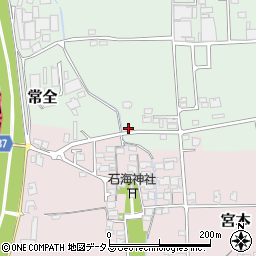 兵庫県揖保郡太子町常全338周辺の地図