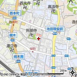 振袖レンタル八木呉服店周辺の地図