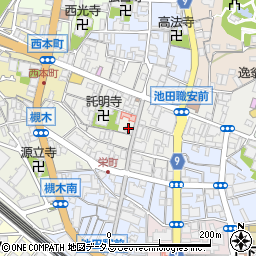 和田玩具・人形店周辺の地図
