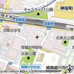 エイジングコート姫路周辺の地図