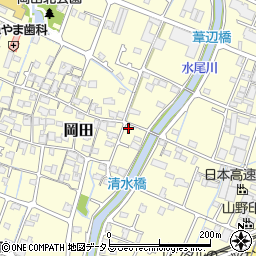 兵庫県姫路市岡田438周辺の地図