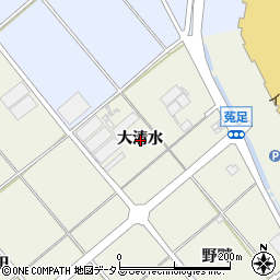愛知県豊川市白鳥町大清水周辺の地図