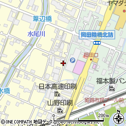 兵庫県姫路市岡田137周辺の地図