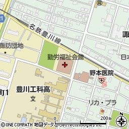 豊川市役所産業環境部　農務課・農林整備係周辺の地図