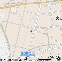 静岡県浜松市浜名区宮口1609-1周辺の地図