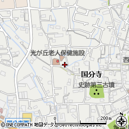 兵庫県姫路市御国野町国分寺268-4周辺の地図