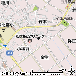 愛知県豊川市御津町広石金堂91周辺の地図
