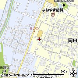 兵庫県姫路市岡田581周辺の地図