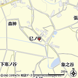 愛知県豊橋市石巻平野町巳ノ甲21周辺の地図