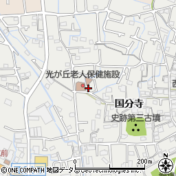 兵庫県姫路市御国野町国分寺268-1周辺の地図