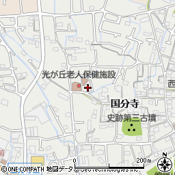 兵庫県姫路市御国野町国分寺268-5周辺の地図