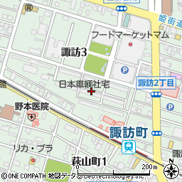 日本車輌社宅周辺の地図