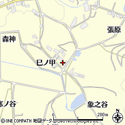 愛知県豊橋市石巻平野町巳ノ甲周辺の地図