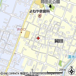 兵庫県姫路市岡田374周辺の地図