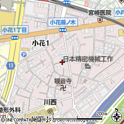 北摂運輸株式会社周辺の地図