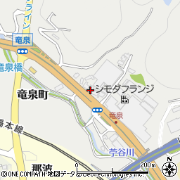 兵庫県相生市竜泉町周辺の地図