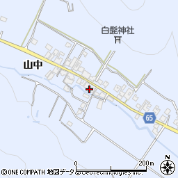 兵庫県加古川市志方町山中200周辺の地図