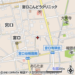静岡県浜松市浜名区宮口1486-1周辺の地図