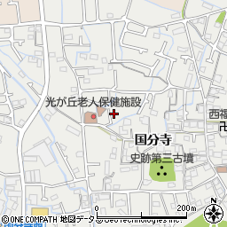 兵庫県姫路市御国野町国分寺269周辺の地図