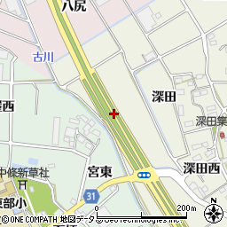 愛知県豊川市三上町柳原周辺の地図