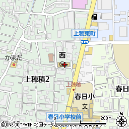 茨木市立西幼稚園周辺の地図