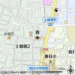 茨木市立幼稚園西幼稚園周辺の地図