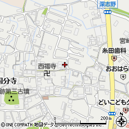 兵庫県姫路市御国野町国分寺724周辺の地図