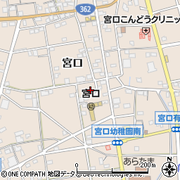 静岡県浜松市浜名区宮口573周辺の地図