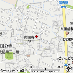 兵庫県姫路市御国野町国分寺725周辺の地図