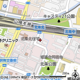 グラジオ姫路駅前周辺の地図