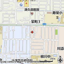 大阪府高槻市川添1丁目6周辺の地図