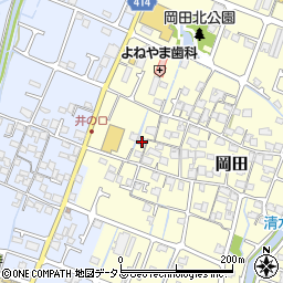 兵庫県姫路市岡田368周辺の地図