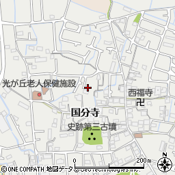 兵庫県姫路市御国野町国分寺302周辺の地図