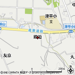 愛知県西尾市吉良町津平殿迫周辺の地図
