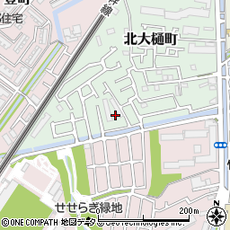 大阪府高槻市北大樋町50周辺の地図