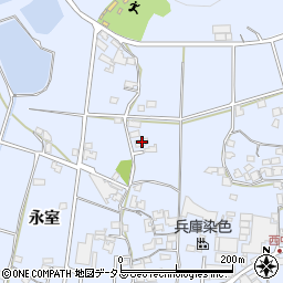 兵庫県加古川市志方町永室114周辺の地図