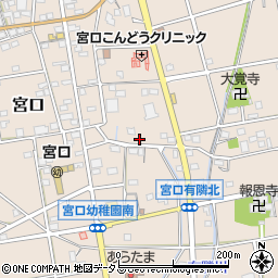 静岡県浜松市浜名区宮口1487-11周辺の地図