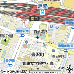 ホテル日航姫路 鉄板焼 銀杏周辺の地図