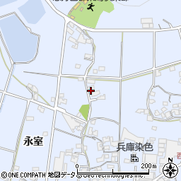 兵庫県加古川市志方町永室126周辺の地図