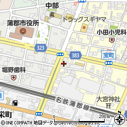 宝町ドミール周辺の地図