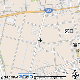 静岡県浜松市浜名区宮口1599周辺の地図