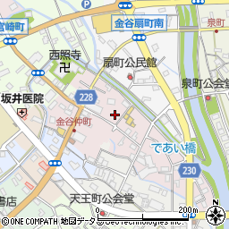 静岡県島田市金谷中町周辺の地図