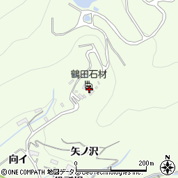 愛知県豊橋市石巻中山町矢ノ沢周辺の地図