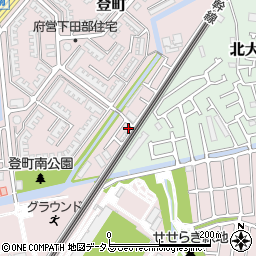 大阪府高槻市登町41-2周辺の地図