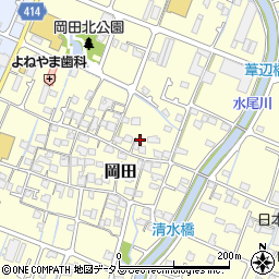 兵庫県姫路市岡田218-3周辺の地図