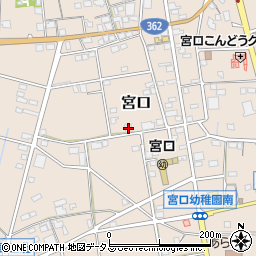 静岡県浜松市浜名区宮口560周辺の地図