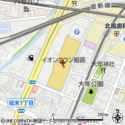 ダイヤクリーニング　イオンタウン姫路店周辺の地図