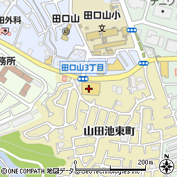 フレッシュバザール枚方山田池店周辺の地図