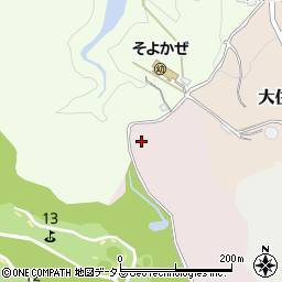 京都府京田辺市大住竜王谷4周辺の地図