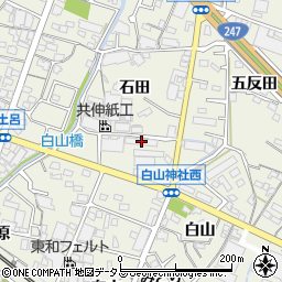 愛知県蒲郡市豊岡町畑ケ田3周辺の地図
